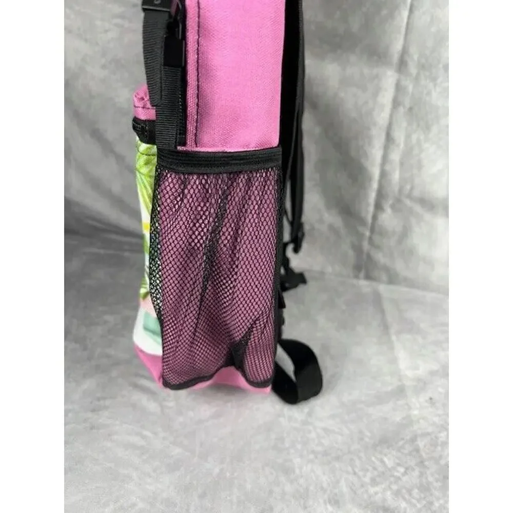 OOAK Backpack for School/Travel and Work with Padded Comfort, Pink Floral